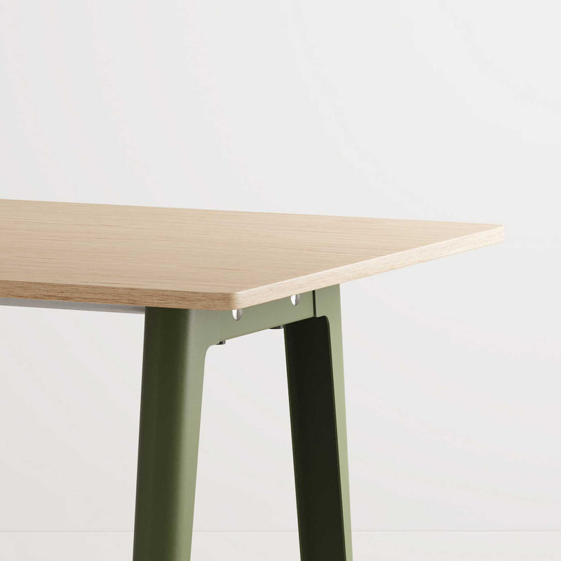 Tiptoe NEW MODERN Dining Table (6 seats 160x95cm), Rosemary Green