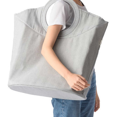 Gudee Alfio laundry basket, linen blue