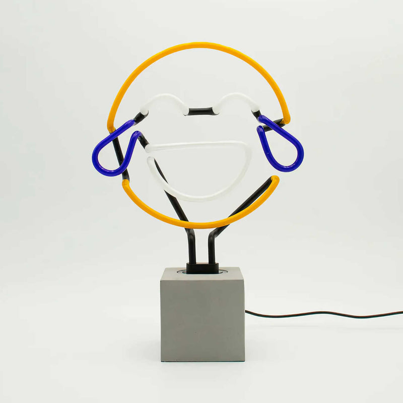 Locomocean Neon Art, laugh emoji