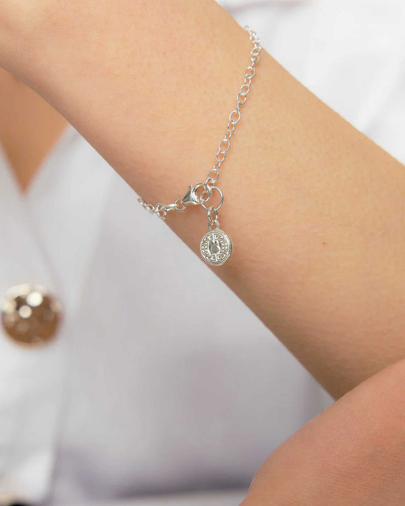 Miffy Mini Coin Bracelet , 925 Sterling Silver
