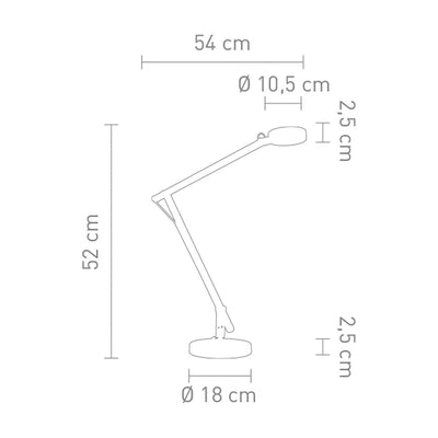 Sompex Sting table lamp, white