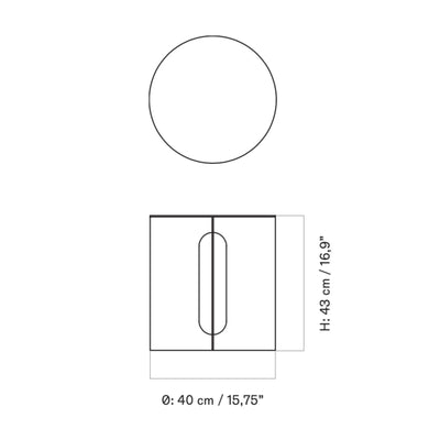 Audo Copenhagen Andgrogne side table, brushed steel