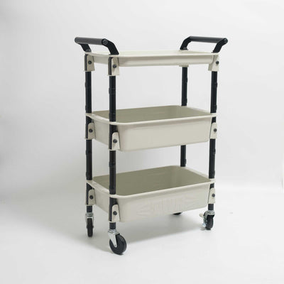 TOYO TWR-4SB steel tool trolley, White