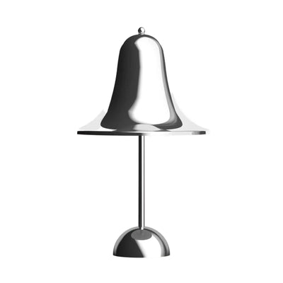 Verpan Pantop Portable rechargeable lamp, chrome