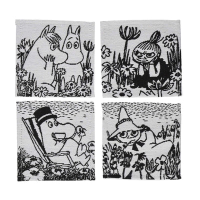 Marumo Moomin Valley coaster set, moomin moomin