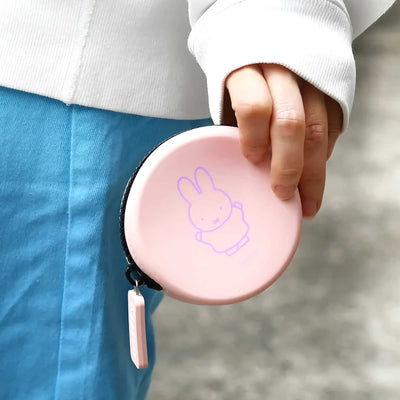 Curun Miffy Round Coin Pouch, Pink