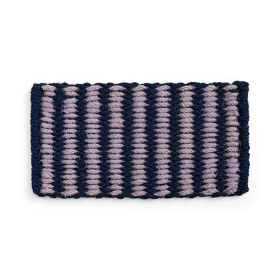 Hay Coco doormat, lavender/navy