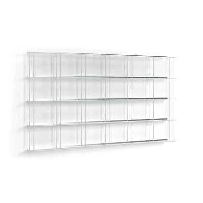 Kriptonite Krossing wall shelf 200x100cm, aluminium