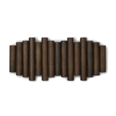 Umbra Picket wall hook, aged walnut