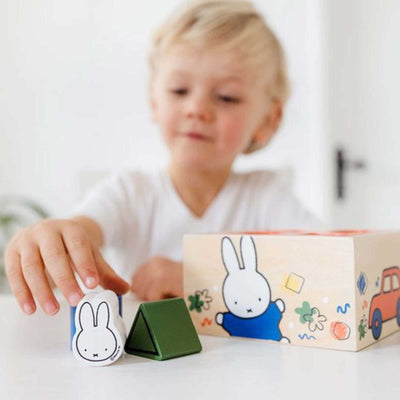 Bambolino Miffy Wooden Toy Shape Sorter
