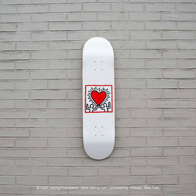 Keith Haring Skateboard, Untitled (Heart)