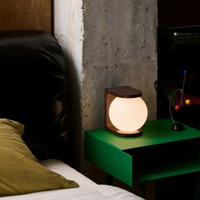 Fine Lumens Plat Max desk lamp, brown