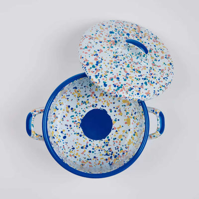 Kapka Enamel Wonder Wheel Small Pot, Blue