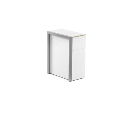 Alwin's Secretary The Idealist extendable table, white