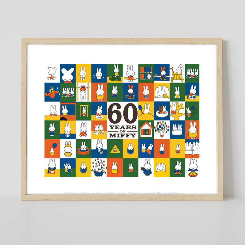 60 Years Of Miffy Premium Art Print