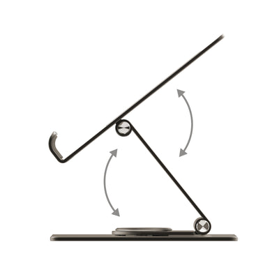 360°Rotatable phone stand & tablet stand, titanium