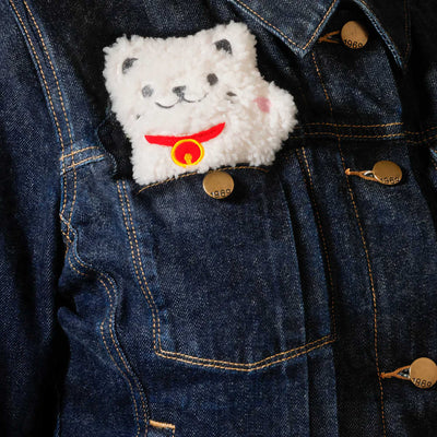 Bitten Microwaveable Heatable Pocket Pal, lucky cat
