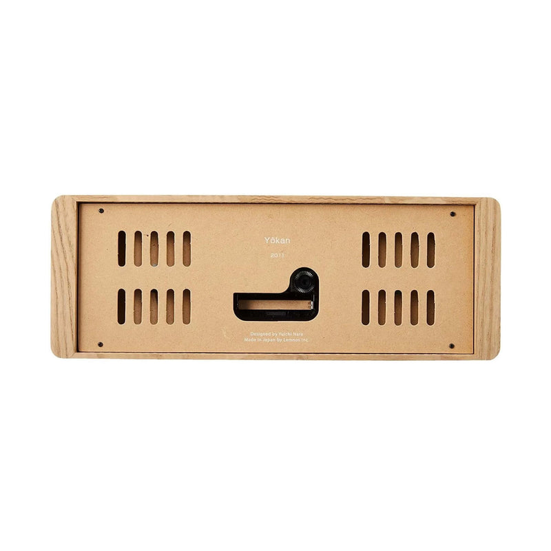 Lemnos Yokan table clock, natural