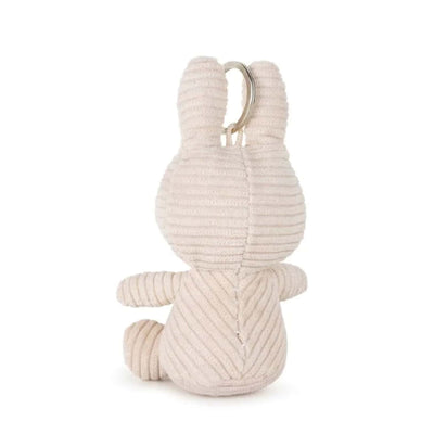 Bon Ton Toys Miffy Eco Corduroy keychain, light stone grey