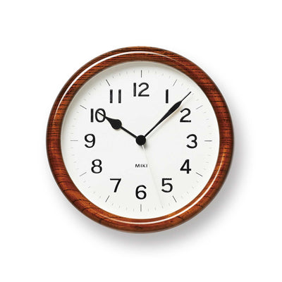 Lemnos Miki Urushi wall clock