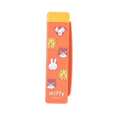Miffy Colorful Sagara comb & mirror, orange