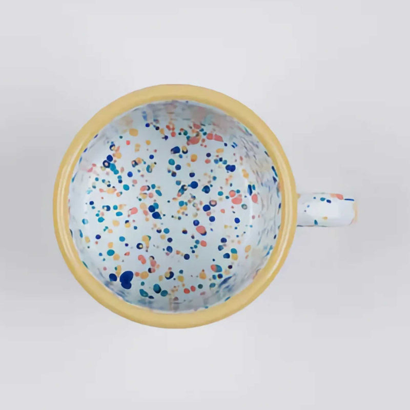 Kapka Enamel Wonder Wheel Mug, Yellow