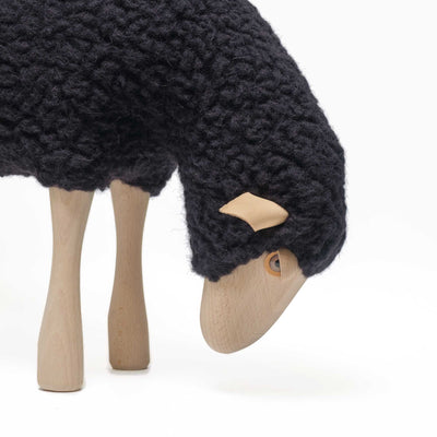 Meier Lamb Wool Plush Grazing Medium, black
