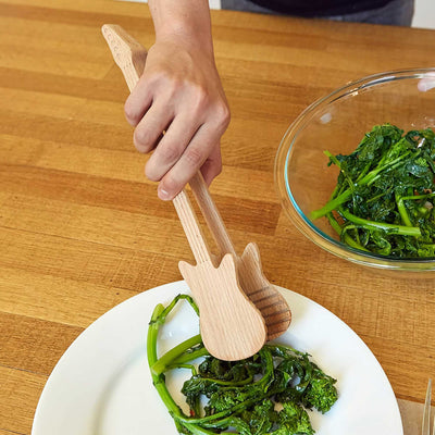 Kikkerland Rockin' Wooden Kitchen Utensil
