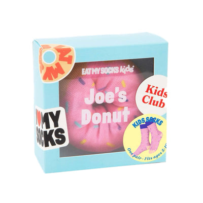 EMS Joe's Donut socks for kids, pink