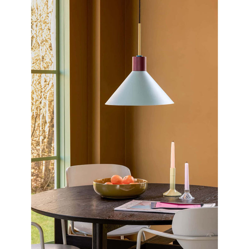 Hübsch Crayon pendant lamp, blue