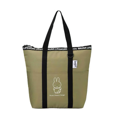 Miffy Cooler tote bag 11.7L, khaki
