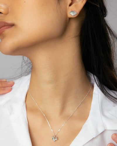 Miffy Leaping Rabbit Necklace, 925 Sterling Silver