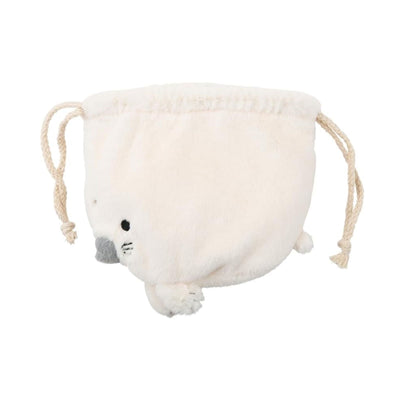 LivHeart Marshmallow drawstring pouch, Seal