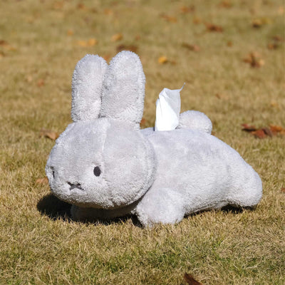 Miffy Stuffed Toy tissue cover, Grey