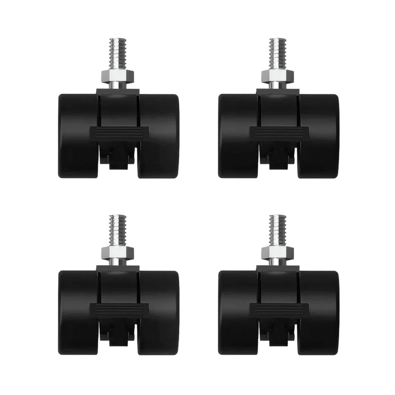 9am M8 threaded lockable caster wheels for standing desks