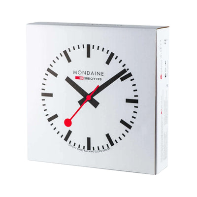 Mondaine wall clock ø40, silver