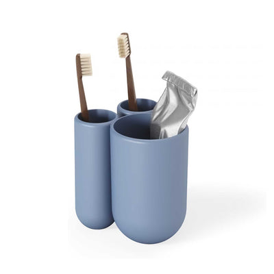 Umbra Touch toothbrush holder, slate blue