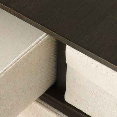 Gudee Ree desktop organizer 2-drawers, brown