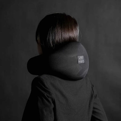 UNO™ Knit travel pillow, black