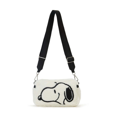 LeSportsac × PEANUTS mini shoulder bag, cozy snoopy