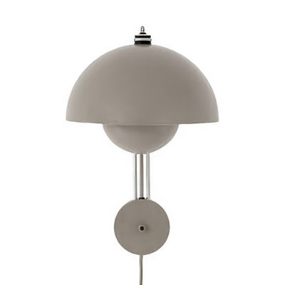 &Tradition Flowerpot VP8 wall lamp, grey beige