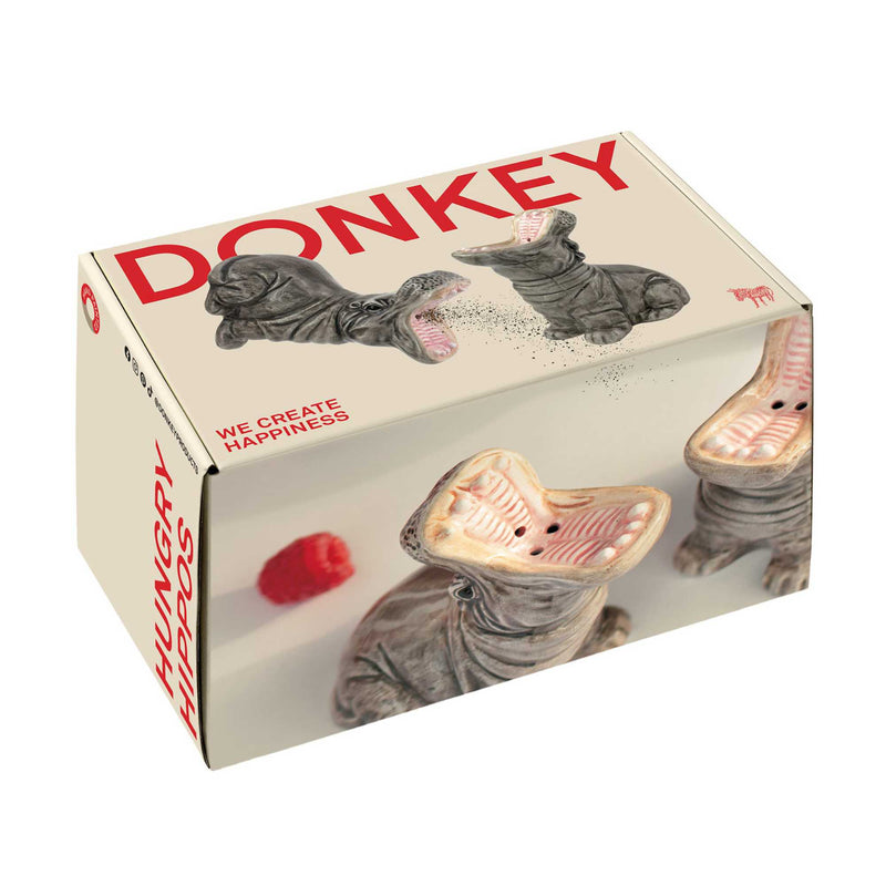 Donkey Hungry Hippos ceramic salt & pepper shaker