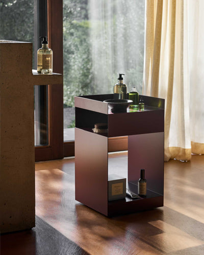 &Tradition Rotate SC73 Side Table, Dark Plum