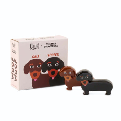 Fluid Market Dachshund salt & pepper