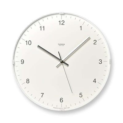 Lemnos Biome wall clock, snow