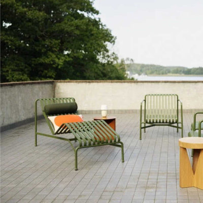 HAY Palissade headrest cushion for chaise longue, olive