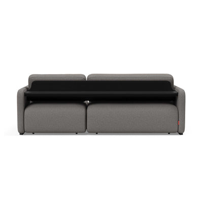 Vogan Sofa bed with backshelf, 521MixedDanceGrey