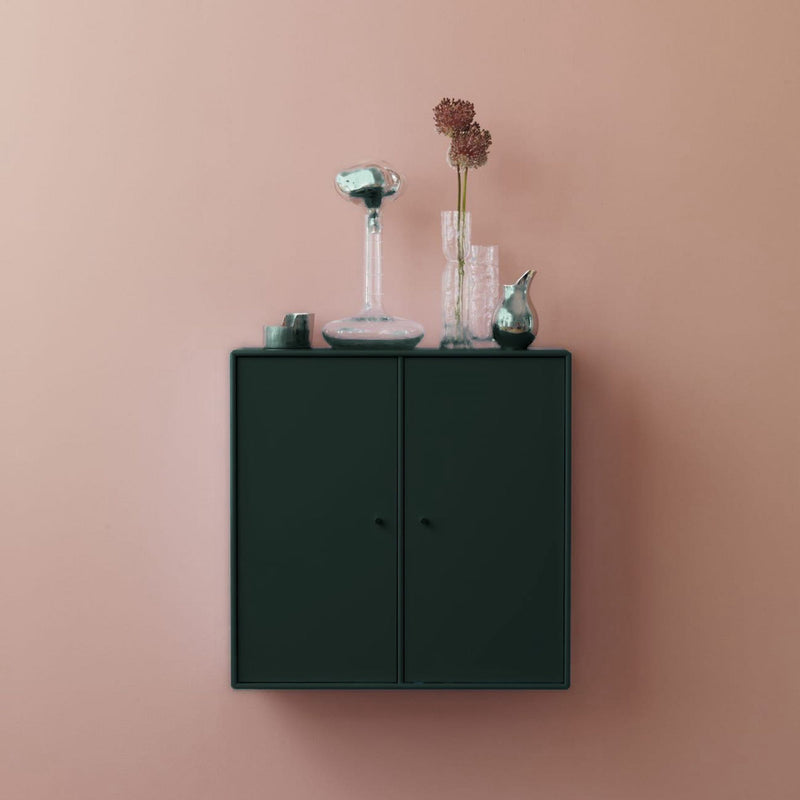 Montana Cover wall shelving unit, black jade