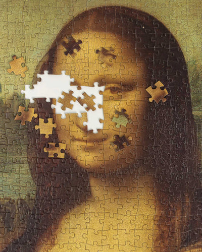 Today is Art Day Mona Lisa 1000 Pieces Jigsaw Puzzle