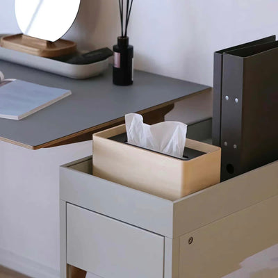 Lemnos Stock tissues box, black